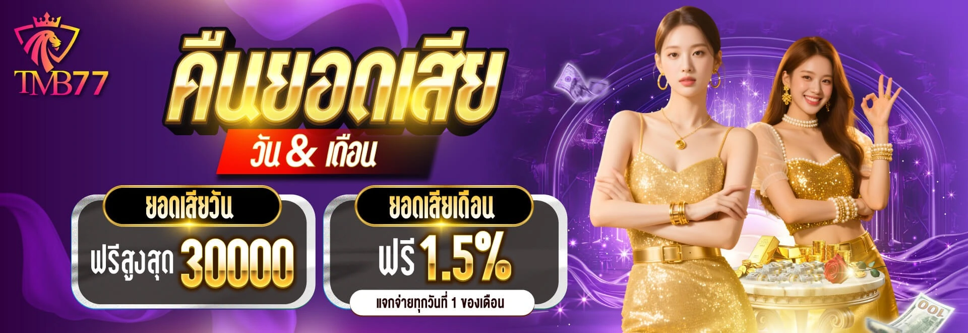 แบนเนอร์คืนยอดเสีย TMB77